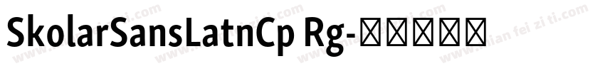 SkolarSansLatnCp Rg字体转换